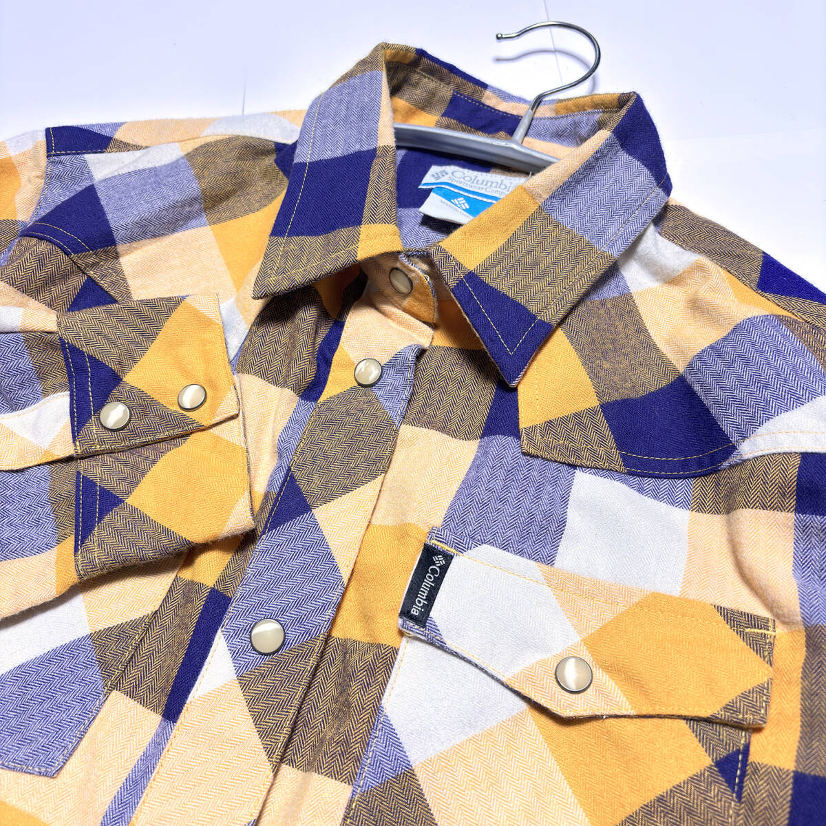 【コロンビア COLUMBIA】ウエスタンシャツ M 起毛　チェック OMNI-WiCK_6