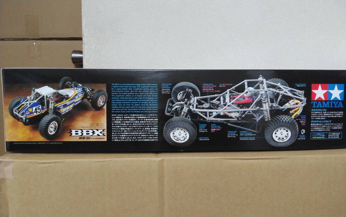 【送料無料】タミヤ 1/10RCカー BBX(BB-01シャーシ)＋オプションパーツ5点＋タイヤ&ホイールセット【即決】_2