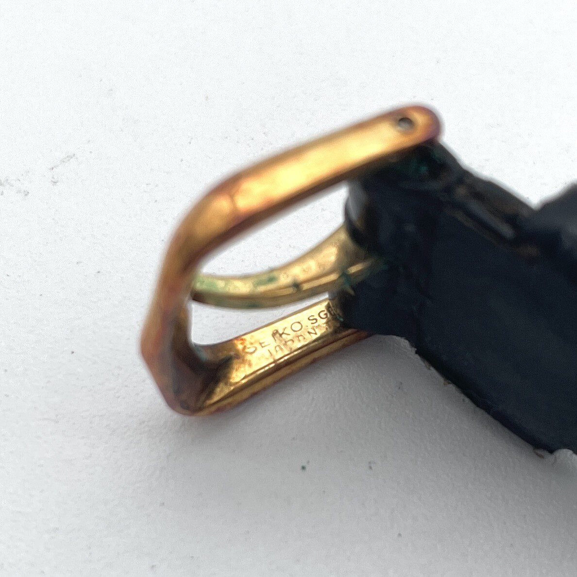 【1円～/ジャンク】SEIKO セイコー Dolce ドルチェ クォーツ 5930-5280 14K SS ゴールド文字盤 メンズ 腕時計 不動 H77 _7