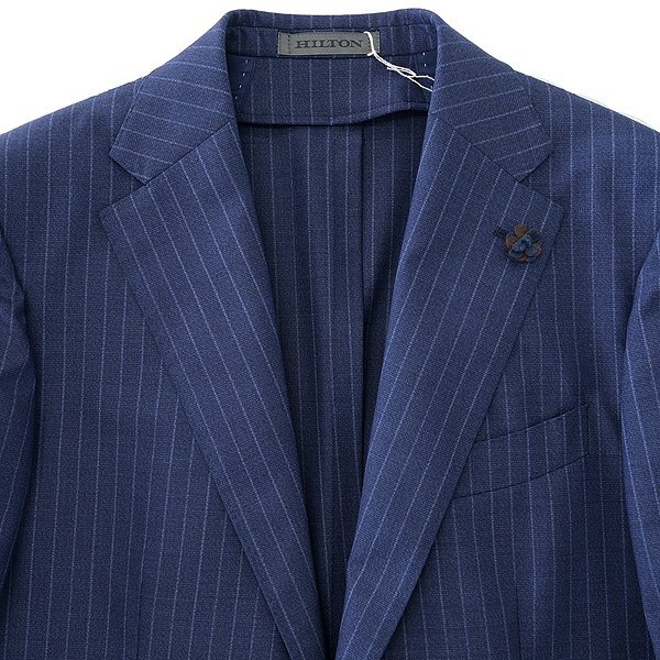 新品 ヒルトン HIROKUNI TOGA 春夏 GUABELLO 撥水 メランジ ストライプ