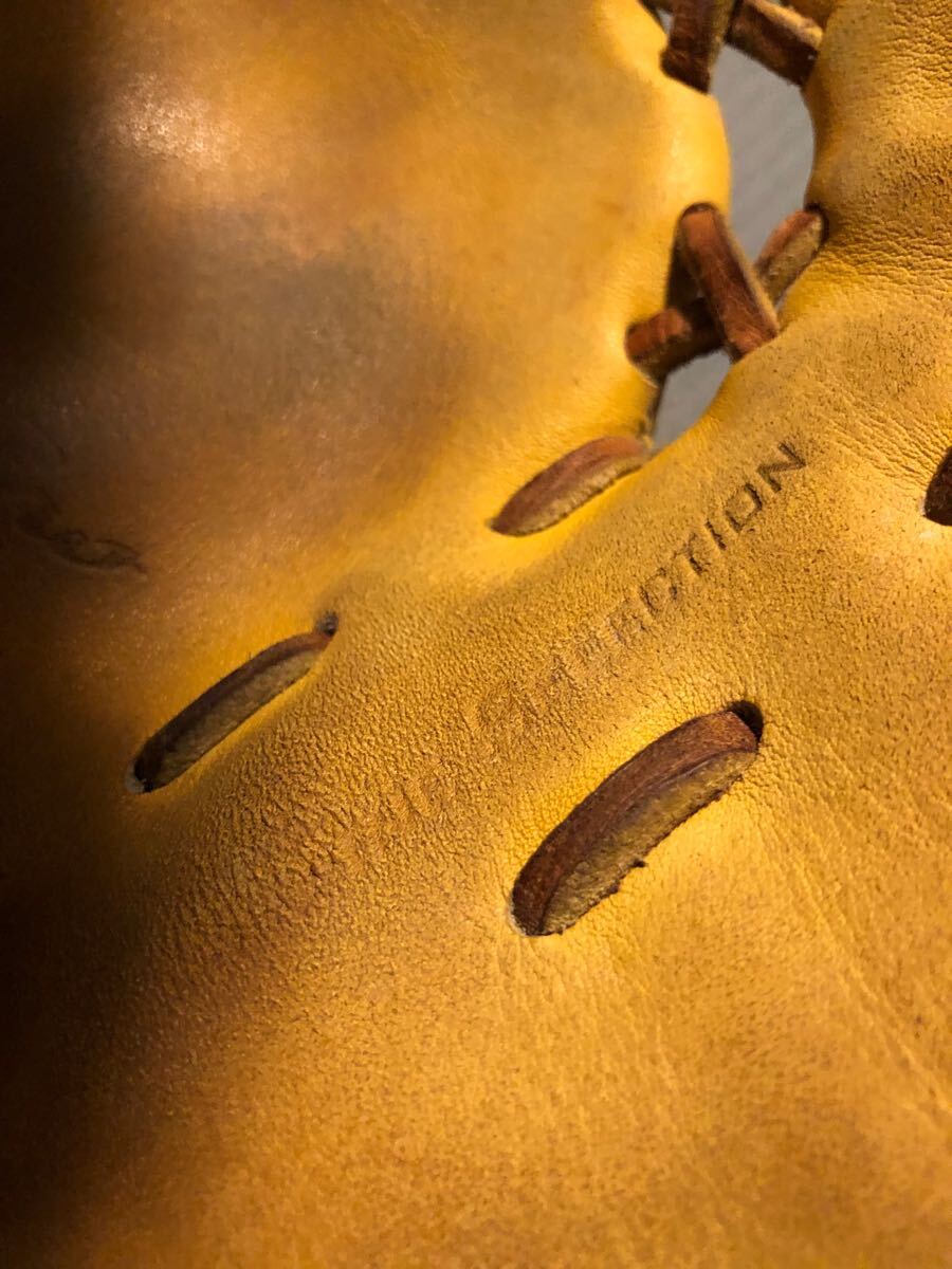 ミズプロの硬式用ファーストミット(右利き)カラー(イエロー)_7