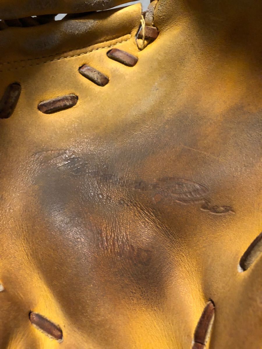 ミズプロの硬式用ファーストミット(右利き)カラー(イエロー)_8