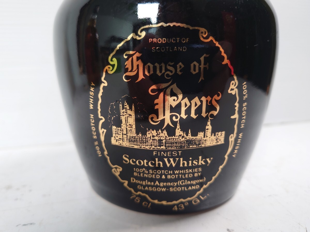 House of Peers スコッチウイスキー 陶器ボトル 記念品 sr1234 063 ハウスオブピアーズ 17年 ウイスキー スコッチ 陶器ボトル
