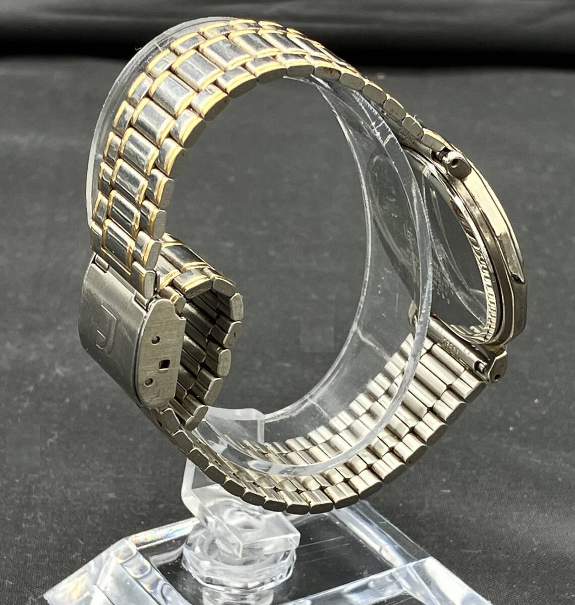 ◯電池交換済／LUCIANO FORNERIS ルシアーノフォルネリス 6A31-L05647 Y ブラック文字盤 クォーツ腕時計_3