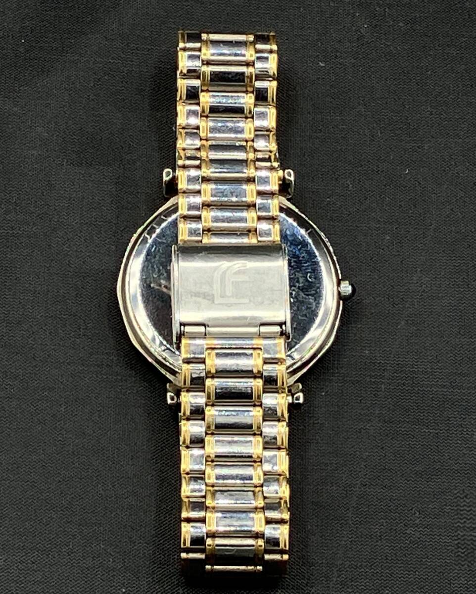 ◯電池交換済／LUCIANO FORNERIS ルシアーノフォルネリス 6A31-L05647 Y ブラック文字盤 クォーツ腕時計_5