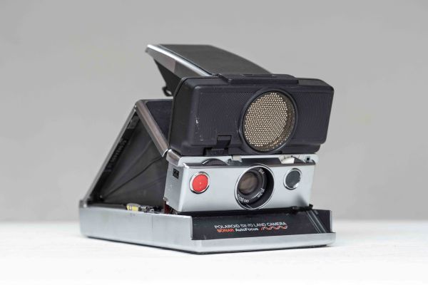 ★★★中古美品★Polaroid★SX70★シルバー×黒★★★_1