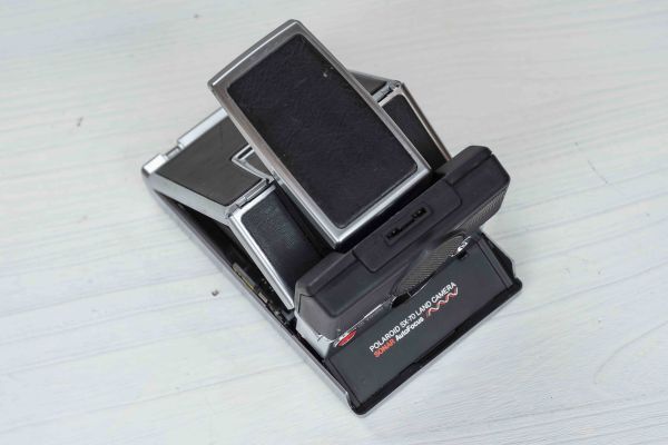 ★★★中古美品★Polaroid★SX70★シルバー×黒★★★_2