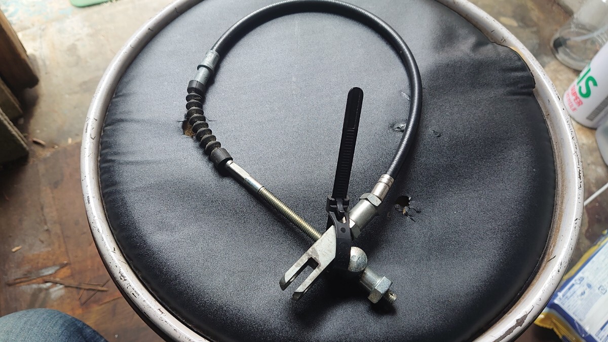 gt250純正リアブレーキワイヤーRG250_1