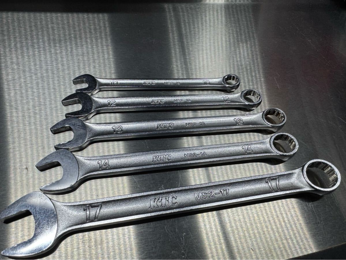 KTC コンビネーションレンチ ハンドツール　スパナ　10 12 13 14 17 中古品_1