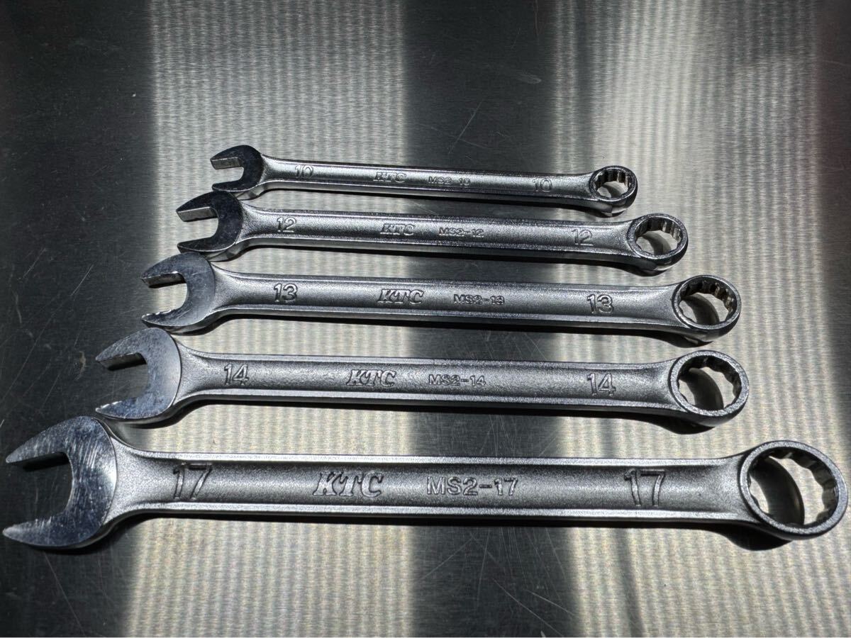 KTC コンビネーションレンチ ハンドツール　スパナ　10 12 13 14 17 中古品_2