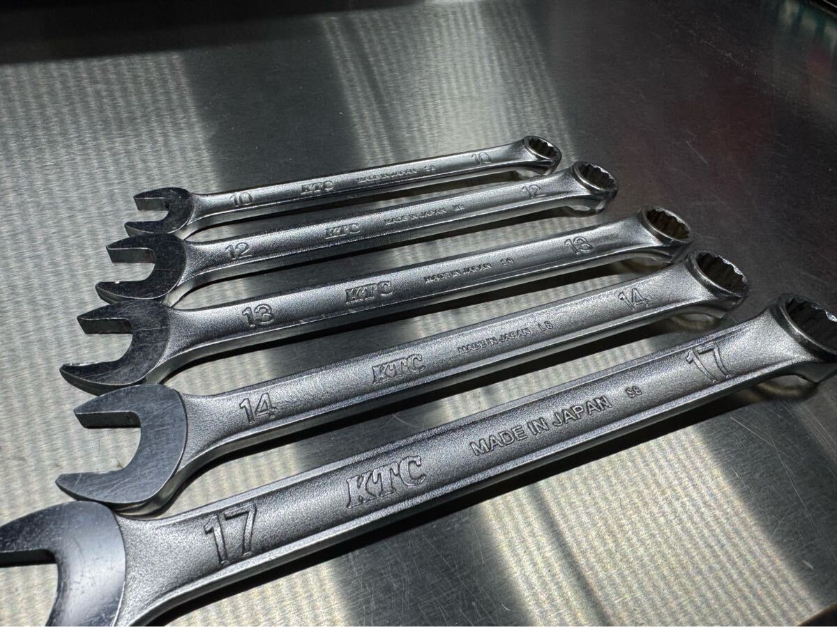 KTC コンビネーションレンチ ハンドツール　スパナ　10 12 13 14 17 中古品_3