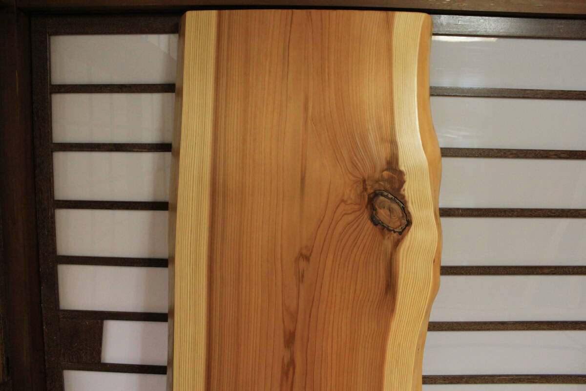 【 厚板 】◇天然杉 無垢一枚板◇幅67cm！良杢目◎ テーブル・座卓・DIYに！_5