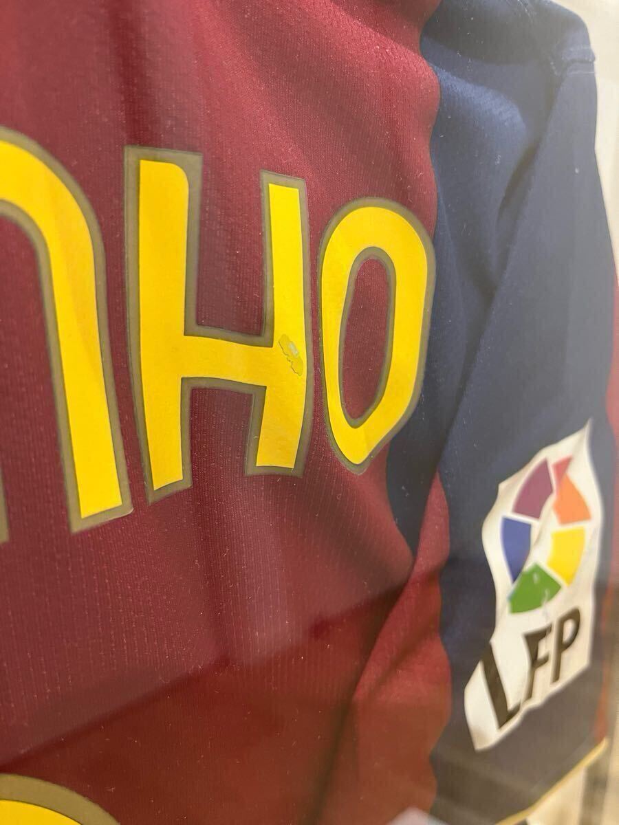 FCバルセロナ ロナウジーニョ 選手 支給品 ユニフォーム 直筆 サイン