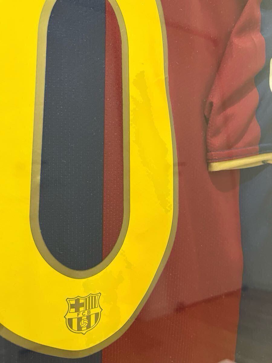 FCバルセロナ ロナウジーニョ 選手 支給品 ユニフォーム 直筆 サイン