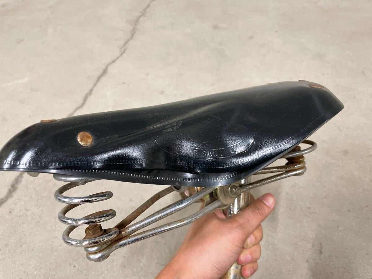 中古 miyata ミヤタ WORKER ワーカー 自転車 サドル 昭和 レトロ カゴ