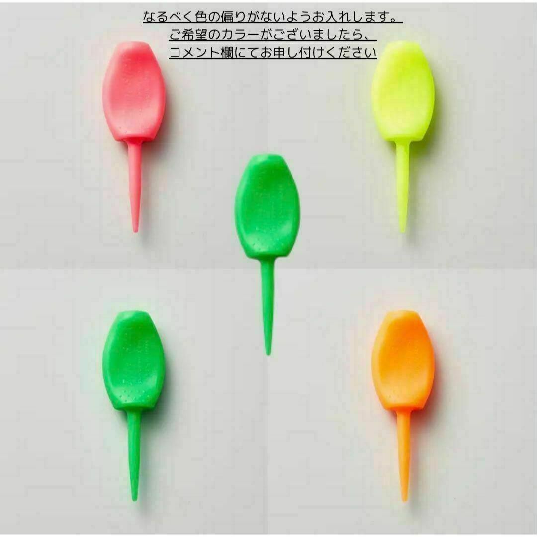 パリティー 4本セット 日本製 蛍光色 ゴルフ ティー グリーンフォーク_2