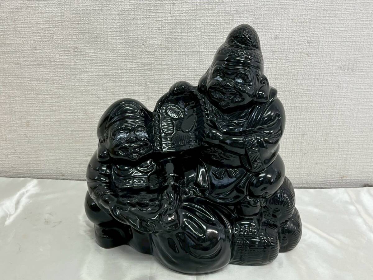 ok6716100/大黒天と恵比寿の置物 仁成作 縁起物 小判 インテリア