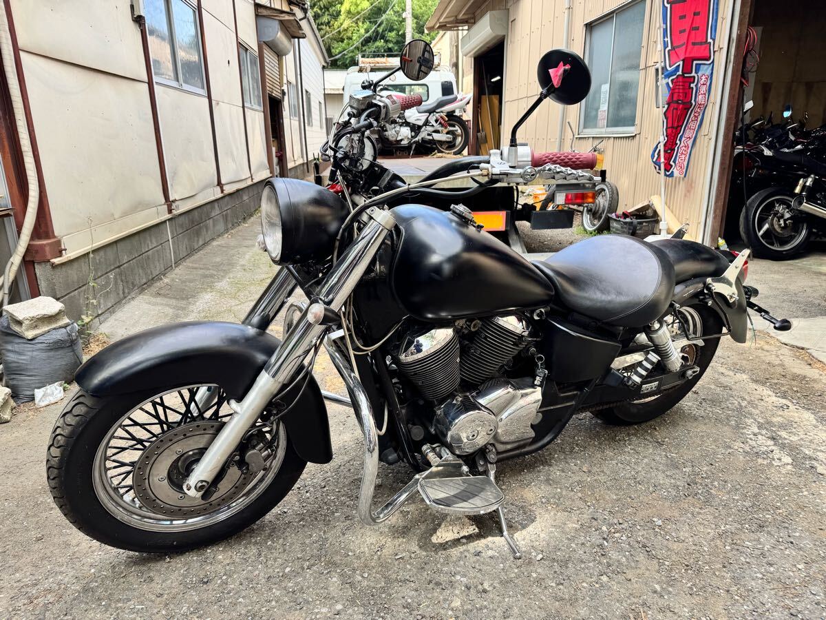 シャドウ400 走行44984キロ エンジン始動動画有り！返品可能！NC34 (ドラッグスターイントルーダーエリミネーターバルカン）_1