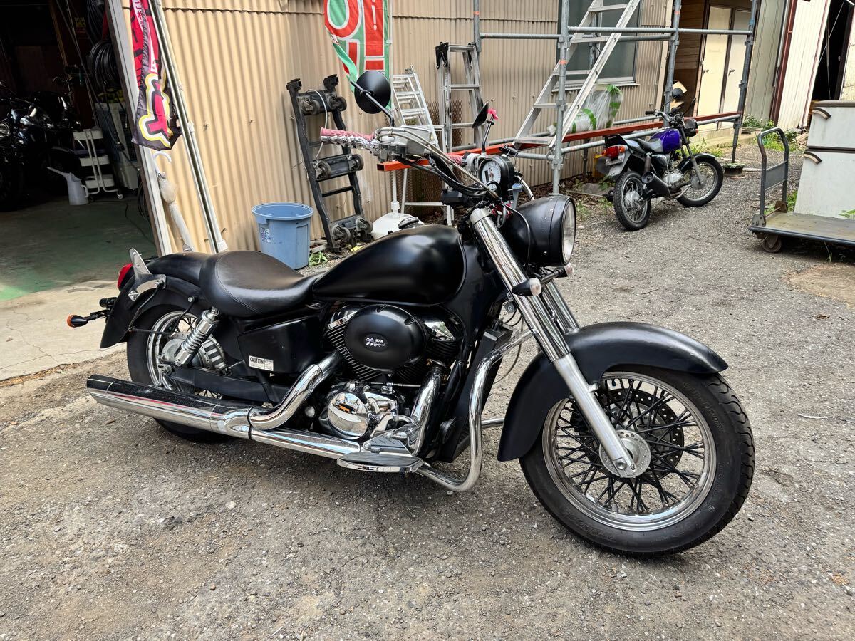 シャドウ400 走行44984キロ エンジン始動動画有り！返品可能！NC34 (ドラッグスターイントルーダーエリミネーターバルカン）_3