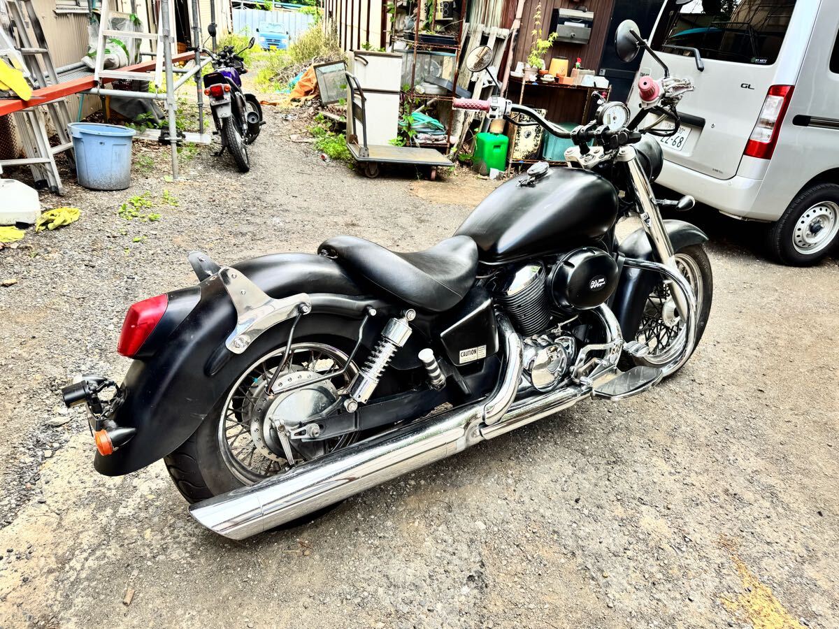 シャドウ400 走行44984キロ エンジン始動動画有り！返品可能！NC34 (ドラッグスターイントルーダーエリミネーターバルカン）_4