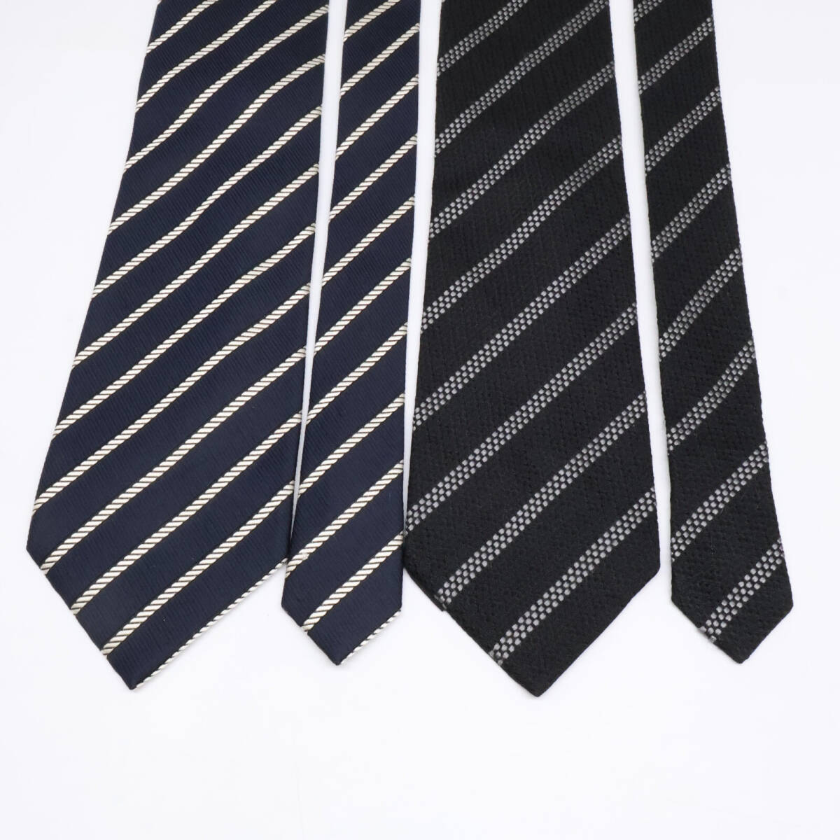 【美品/1円】 TOM FORD トムフォード ストライプ&チェックネクタイ 計4点 ネクタイ_4
