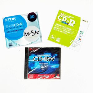 ■データ用CD-RW/音楽用CD-R/書込み用CD-R 3枚セット新品未使用■