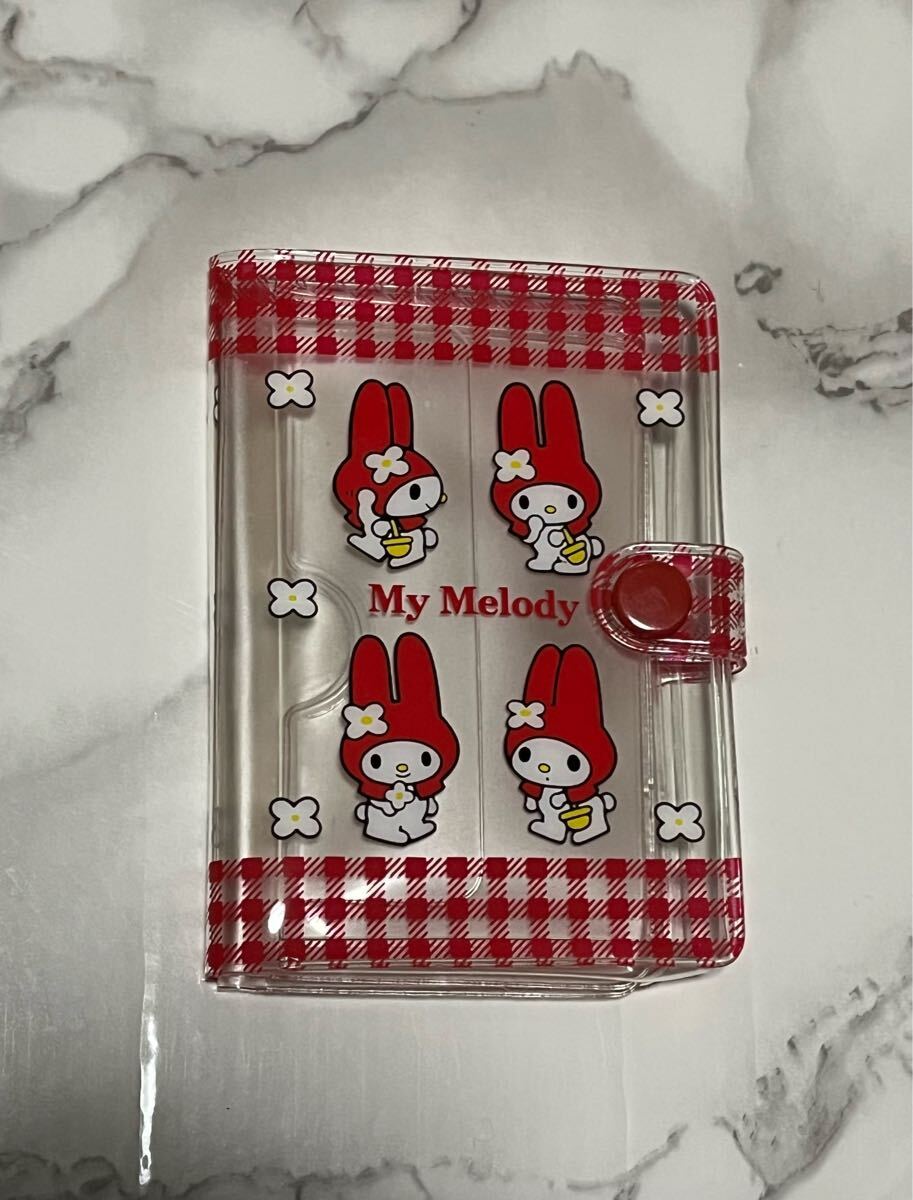 マイメロディ チェック柄ストラップ 1997年物 未使用 サンリオ レア レトロ マイメロディ MY MELODY カードファイル