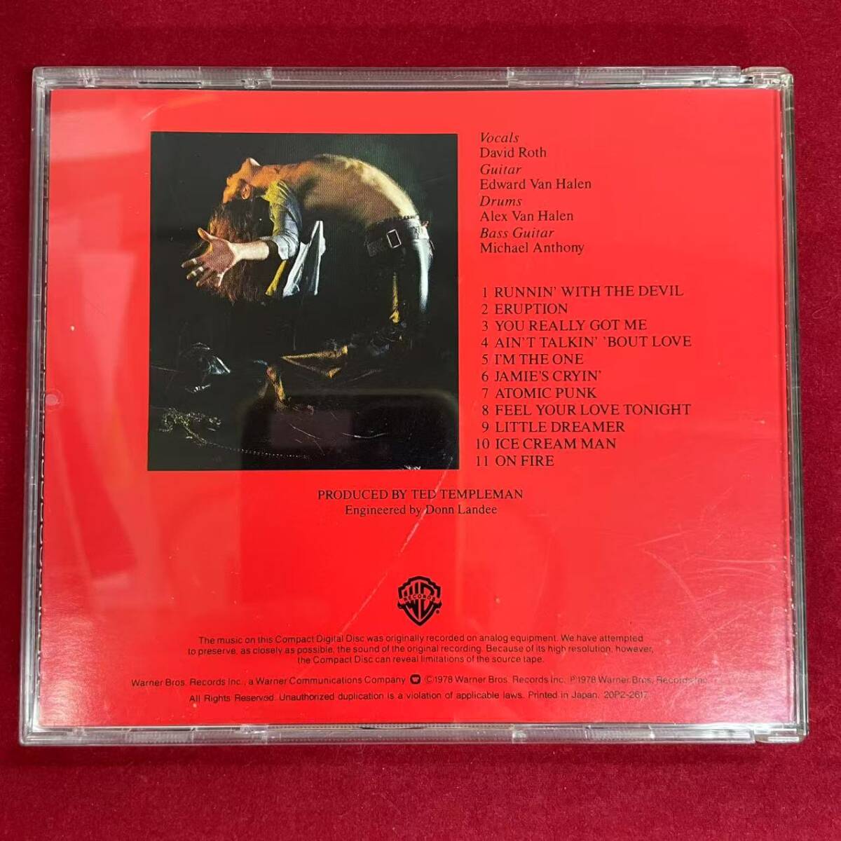 CD】 ヴァン・ヘイレン/炎の導火線/ワーナーミュージック・ジャパン