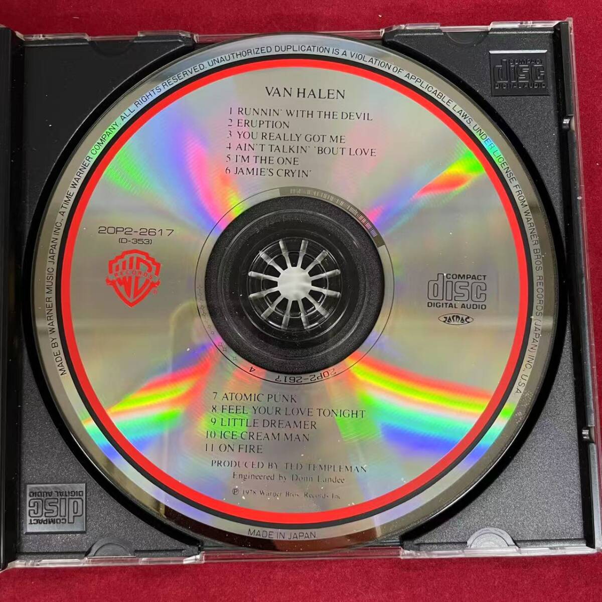 CD】 ヴァン・ヘイレン/炎の導火線/ワーナーミュージック・ジャパン