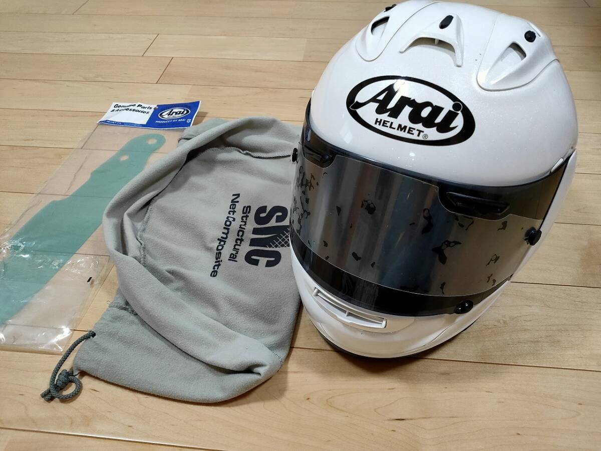 おまけ有り】Arai RX-7 RR5 57-58 Mサイズ フルフェイスヘルメット 