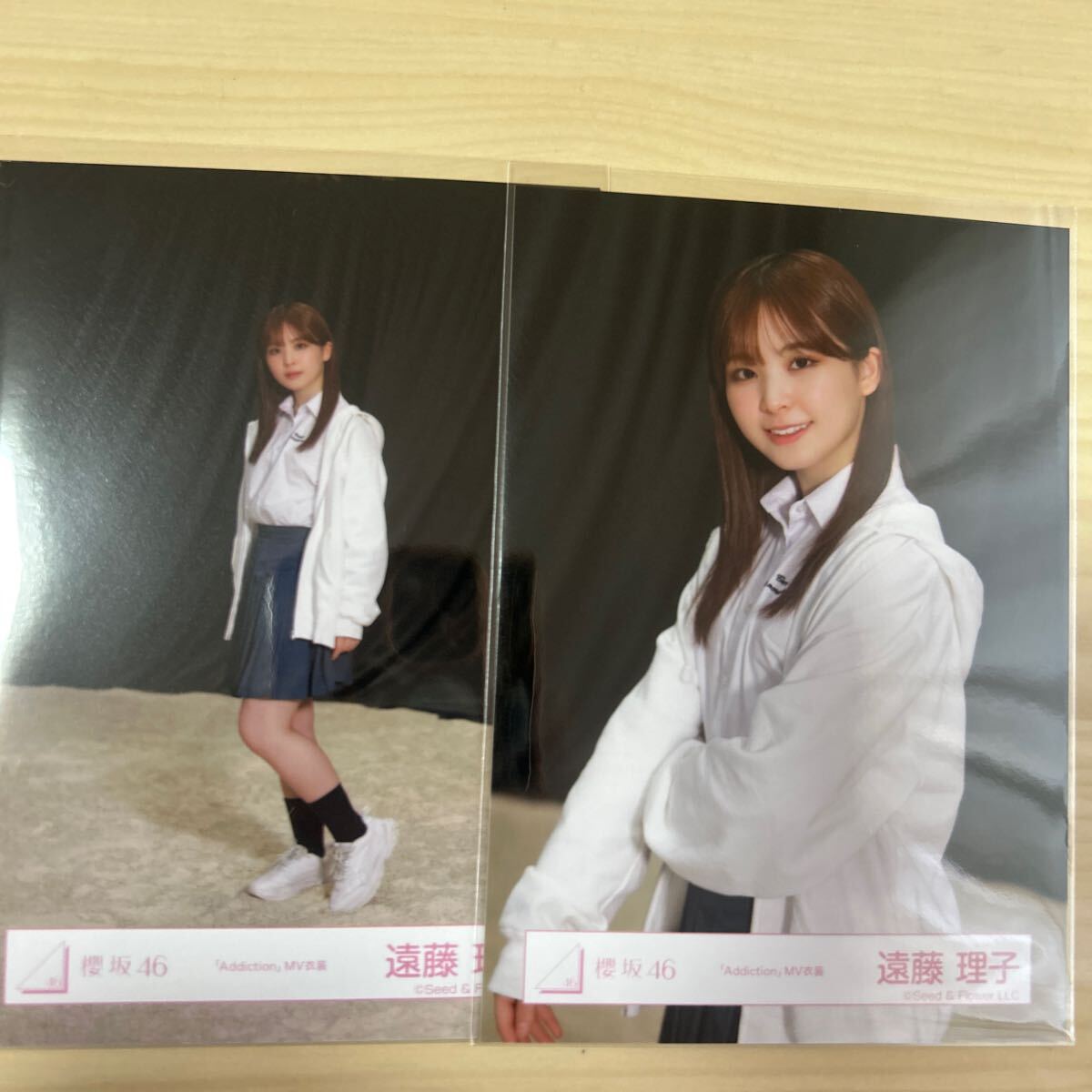 櫻坂46 生写真 遠藤理子【Addiction MV衣装】チュウ、ヒキ(写真)｜売買