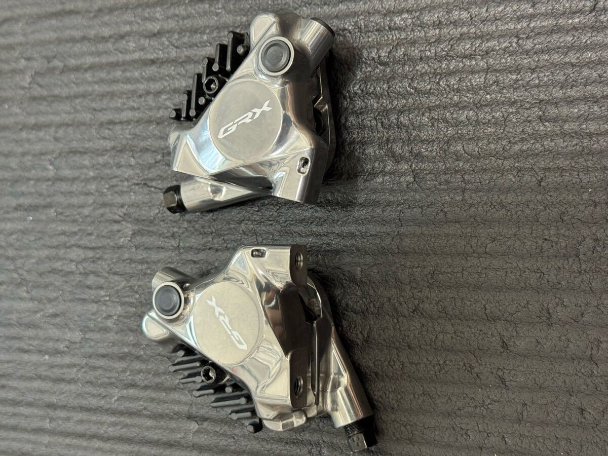 GRX LIMITED BR-RX820 BL-T8100 ディスクブレーキ ブレーキレバー シマノ SHIMANO 左右セット ほぼ新品 デュラエース アルテグラ XT XTR_2