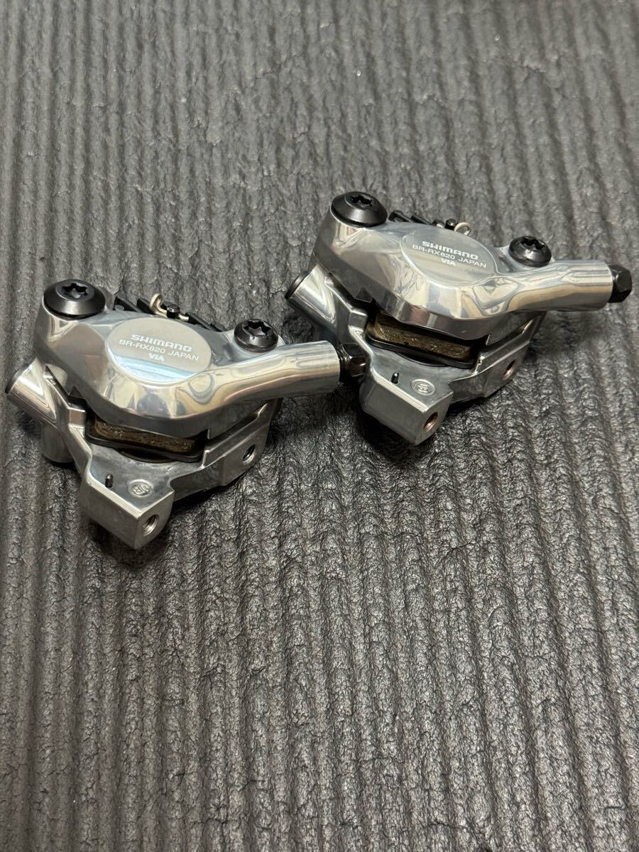 GRX LIMITED BR-RX820 BL-T8100 ディスクブレーキ ブレーキレバー シマノ SHIMANO 左右セット ほぼ新品 デュラエース アルテグラ XT XTR_4