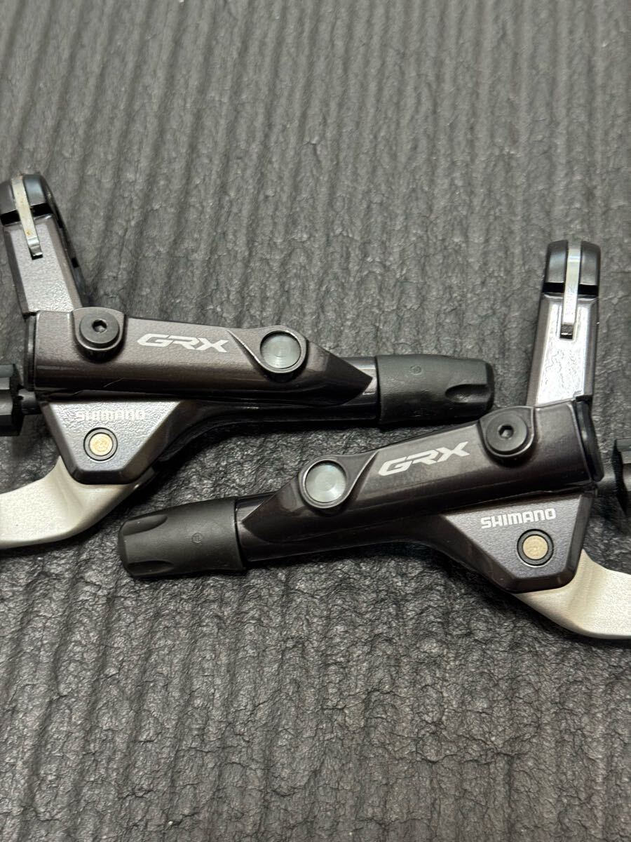 GRX LIMITED BR-RX820 BL-T8100 ディスクブレーキ ブレーキレバー シマノ SHIMANO 左右セット ほぼ新品 デュラエース アルテグラ XT XTR_7