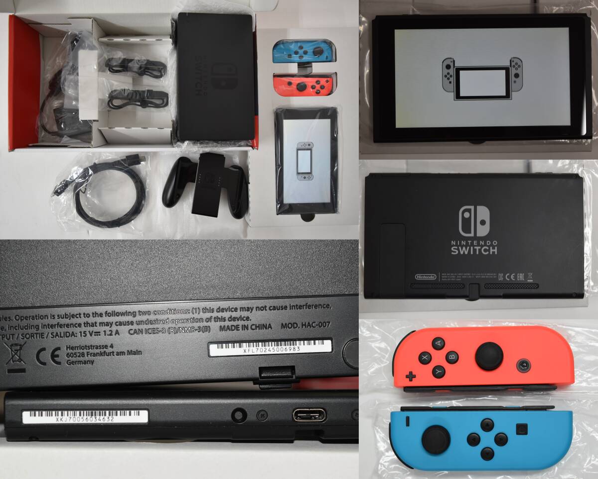 25Mdd 【中古品】 Nintendo Switch 本体 ジョイコン ドック 周辺機器 