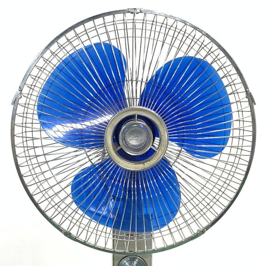 MITSUBISHI 三菱 S40-M5 レトロ扇風機 3枚羽根 羽根径40cm 昭和レトロ