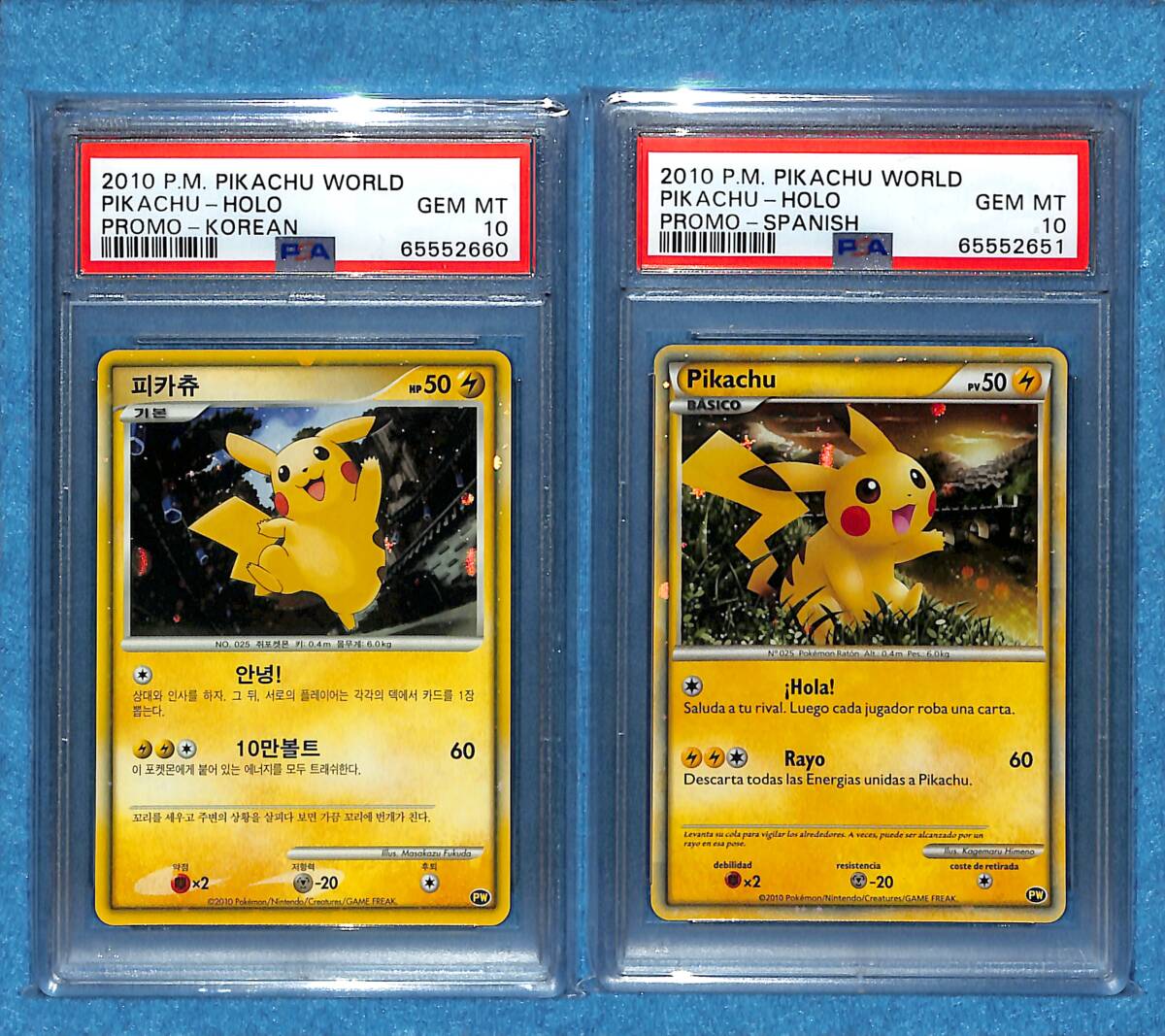 PSA10 フルコンプ 9枚セット】Pikachu ピカチュウ PIKACHU WORLD