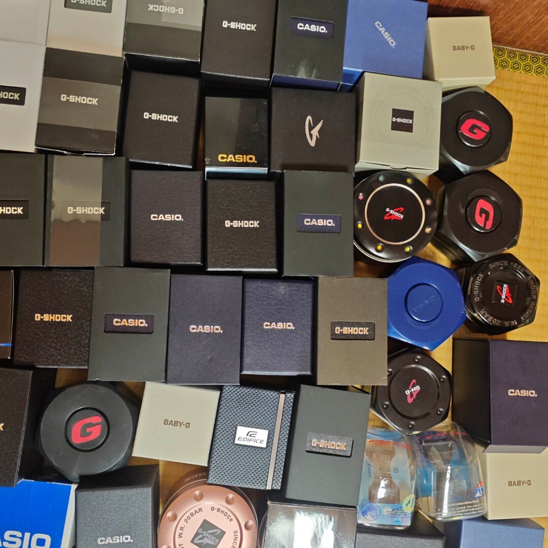 CASIO G-SHOCK等 腕時計 箱のみ ボックス box ケース 大量まとめてセット kg個 メンズレディース混合 zmao1_3