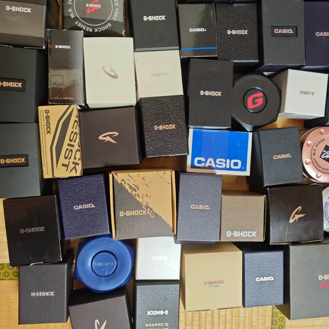 CASIO G-SHOCK等 腕時計 箱のみ ボックス box ケース 大量まとめてセット kg個 メンズレディース混合 zmao1_4