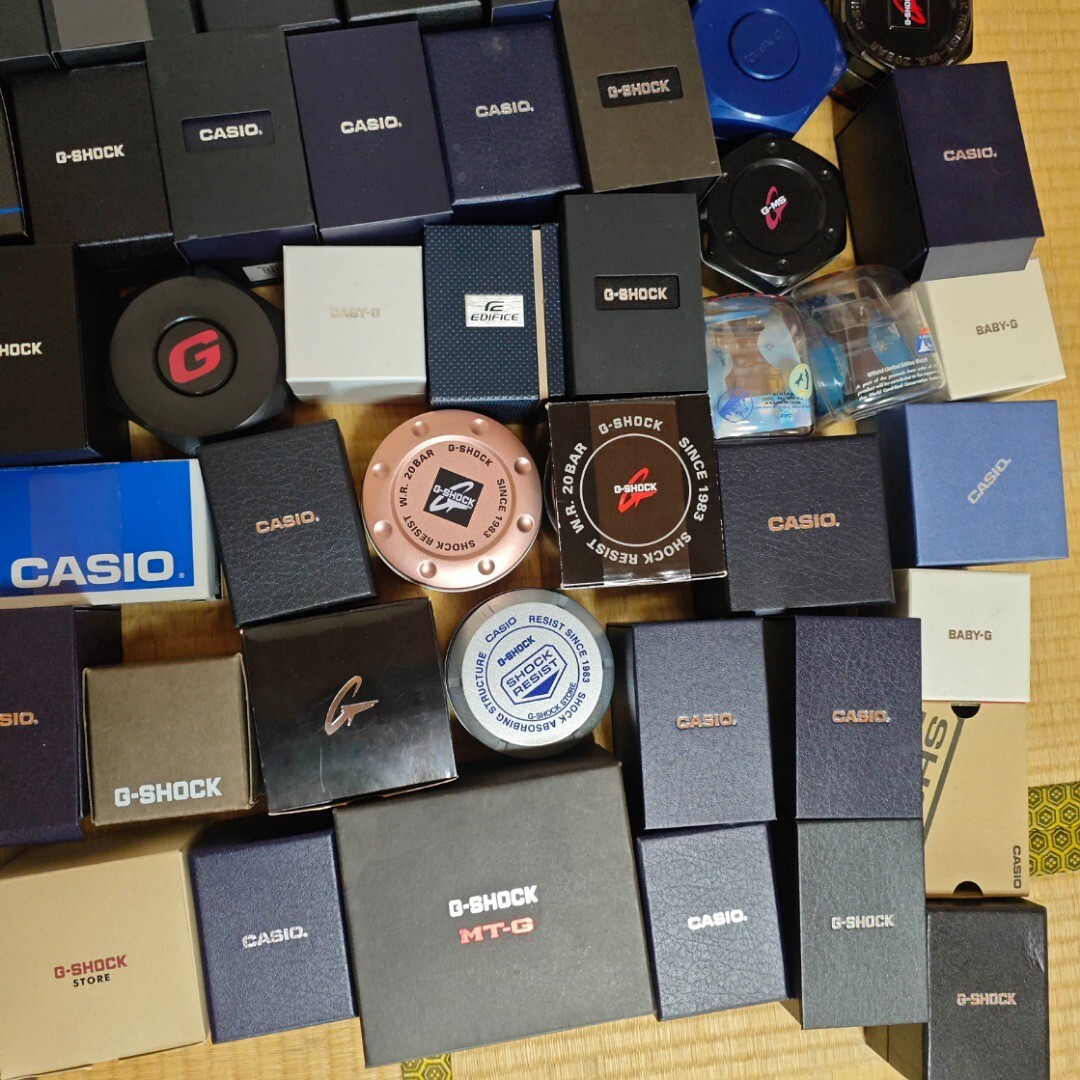 CASIO G-SHOCK等 腕時計 箱のみ ボックス box ケース 大量まとめてセット kg個 メンズレディース混合 zmao1_5