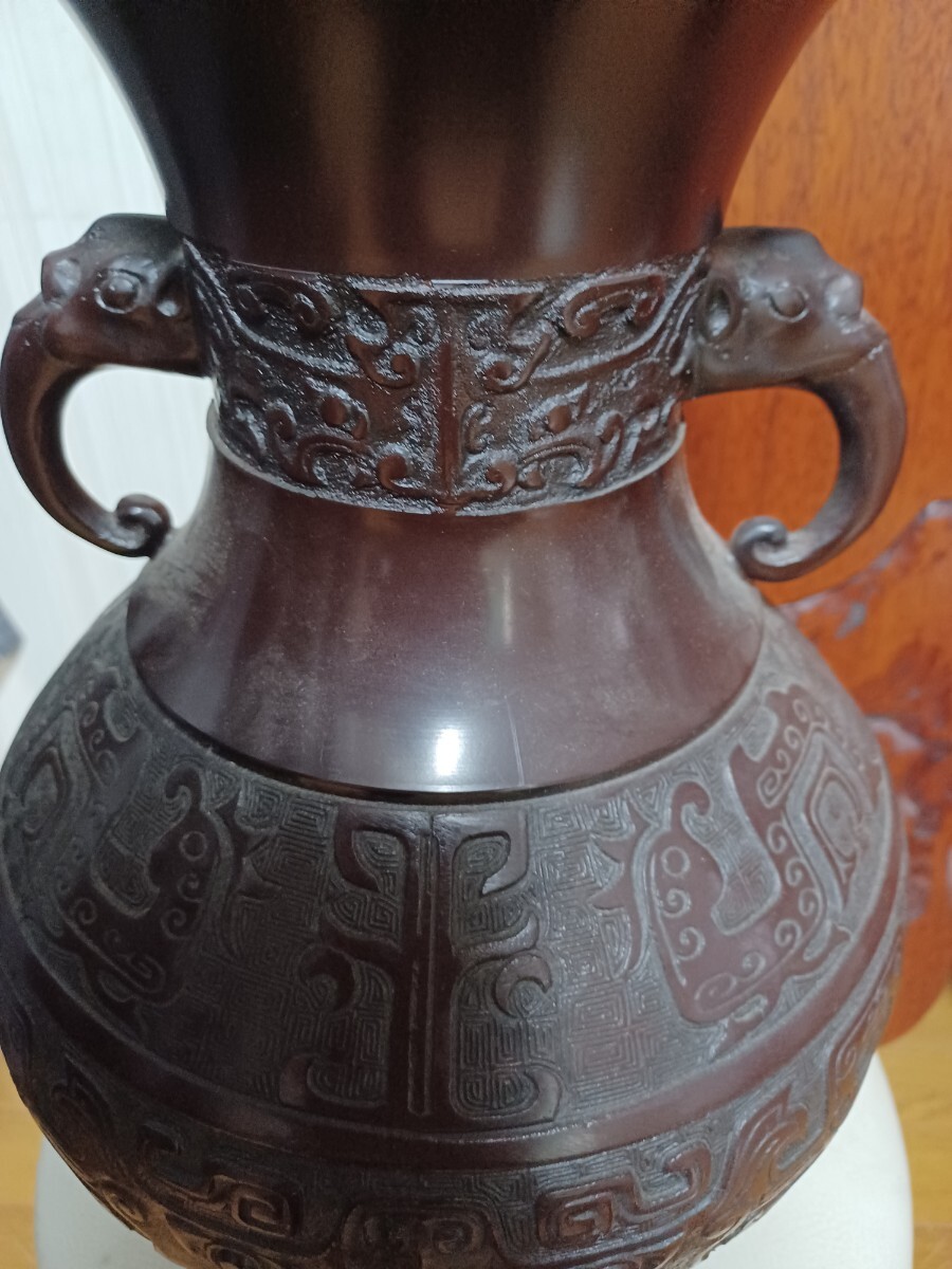 ●花瓶 花入 金属工芸 花器 壺 置物 インテリア アンティーク●_2