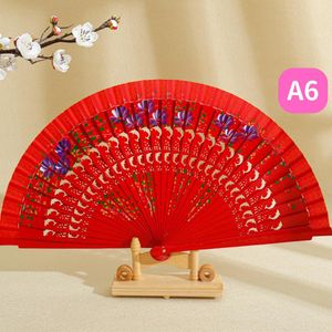 扇子 フラメンコ アバニコ A6 ダンス スペイン 花柄 ドット /n0