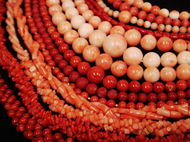 豪華★大量!!赤珊瑚・桃色・コーラル アクセサリー22点 437gセット★SV/925×8点・連ネックレス・帯留め・ブローチ・イヤリング・大粒等_3