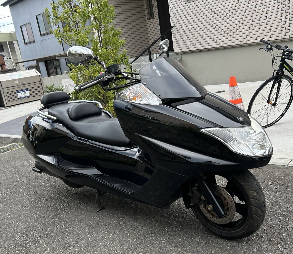 ヤマハ SG21J マグザム　2010年モデル　バッテリー新品　オイル交換済　プラグ新品　通勤　通学　横浜　ビッグスクーター　 配送 下取り可_1