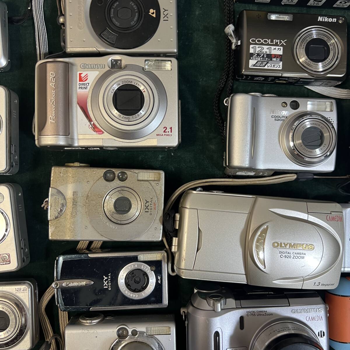 ジャンク まとめ 大量 コンパクト デジタルカメラ ソニー キヤノン IXY 富士フイルム ニコン COOLPIX まとめて #13741_6