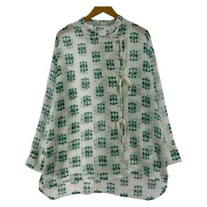 MARKET マーケット 総柄 カーディガン sizeF/ホワイト系