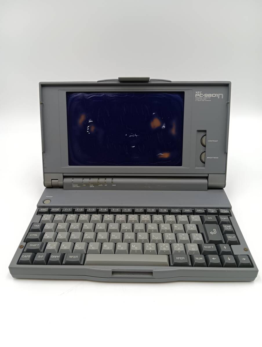 NEC PC-9801NA 本体（ジャンク品）&付属品 OK彦】ジャンク品 NEC PC-9801NA/C ノートPC 98 NOTE NA 通電不可
