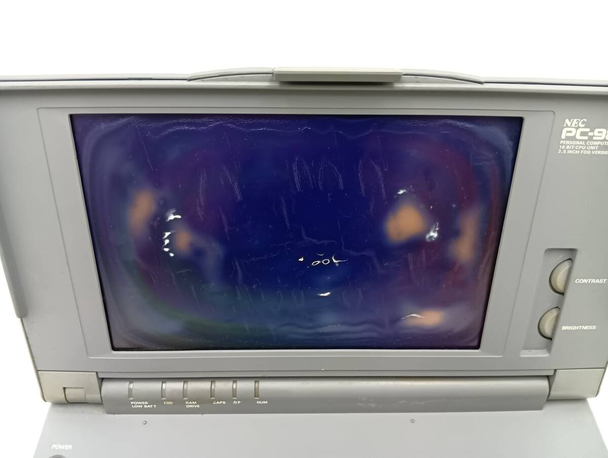 NEC PC-9801NA 本体（ジャンク品）&付属品 OK彦】ジャンク品 NEC PC-9801NA/C ノートPC 98 NOTE NA 通電不可