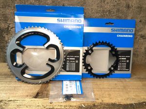 JC947 シマノ SHIMANO デュラエース DURA-ACE FC-9000 チェーンリング 52/36T 11S 未使用