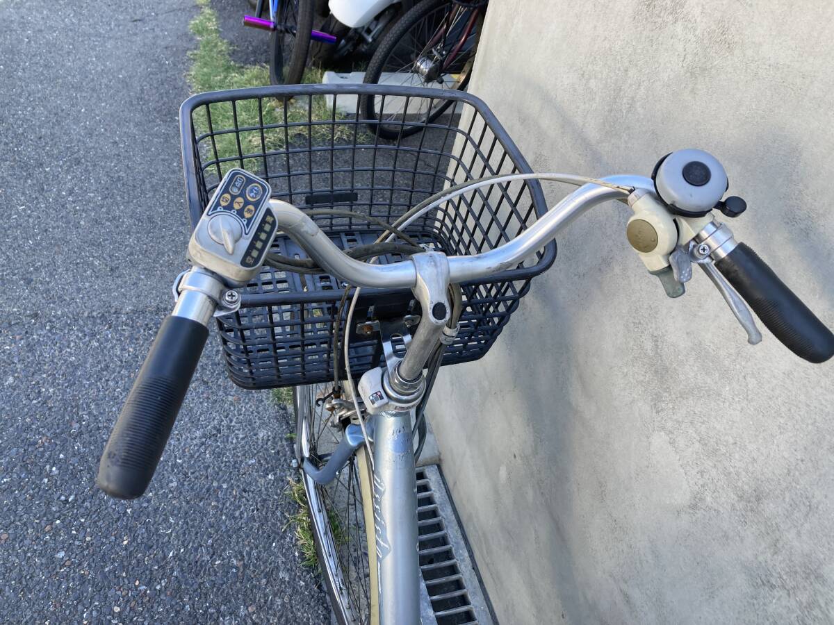 ブリヂストン アシスタ 26インチ 中古 電動自転車 前後タイヤ良好